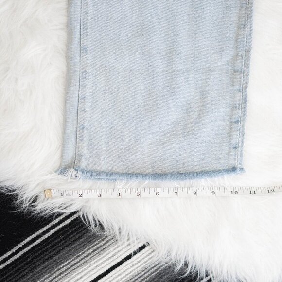 7 FOR ALL MANKIND 74AM LUSTRE EASY STRAIGHT LYOCELL DENIM JEANS SZ 31 - Picture 12 of 12